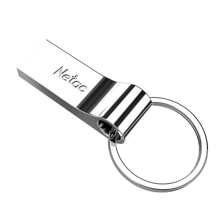 Netac U275 แฟลชไดรฟ์ USB 2.0 ความจุ 64GB อลูมิเนียมอัลลอยด์พร้อมระบบเข้ารหัสความปลอดภัย, 64GB