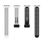 สายรัดนาฬิกาซิลิโคนพร้อมหัวเข็มขัดพับแม่เหล็กและรูสี่เหลี่ยม สำหรับ Apple Watch Series 8&7 ขนาด 45 มม. และ 41 มม.