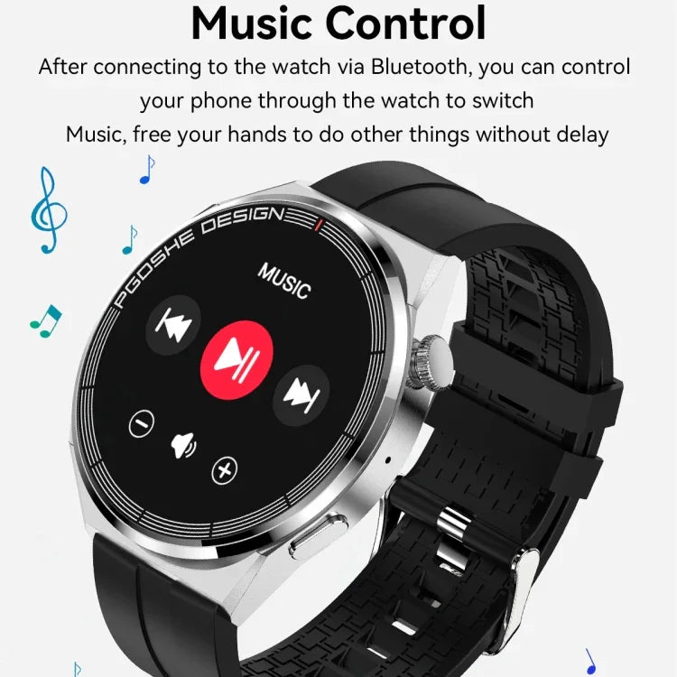 PG3 Pro สมาร์ทวอทช์หน้าจอ TFT 1.41 นิ้ว รองรับการวัดอัตราการเต้นหัวใจ / ความดันโลหิต