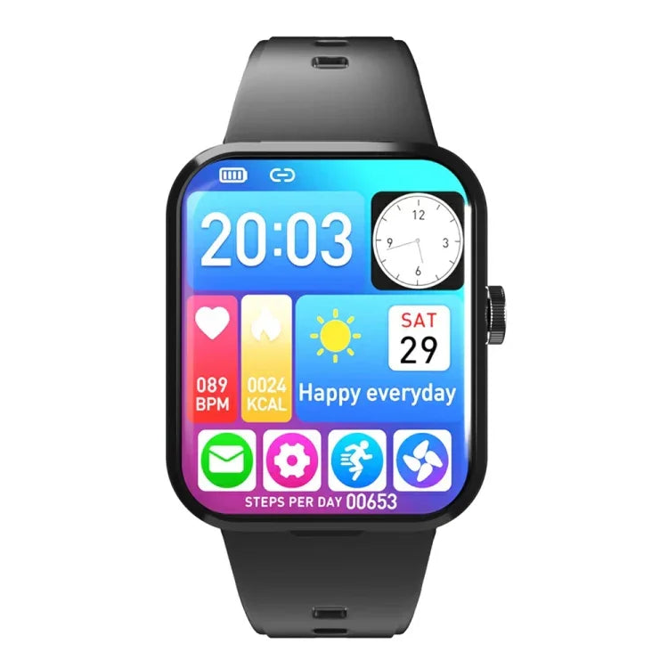 สร้อยข้อมืออัจฉริยะ S6 TWS ขนาด 1.91 นิ้ว รองรับบลูทูธสำหรับโทร / การตรวจสุขภาพ