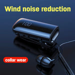 Fineblue F901 หูฟังไมโครโฟนติดตัวกันน้ำสำหรับขับรถและขี่จักรยาน, F901