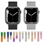 สายรัดนาฬิกาโลหะ Milan พร้อมหัวเข็มขัดพับ สำหรับ Apple Watch Series 8&7 ขนาด 45 มม. และ 41 มม.