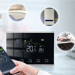 เทอร์โมสตัทหน้าจอ LED อัจฉริยะไร้สาย BHT-8000RF-VA- GBCW พร้อม WiFi, สเปค: ระบบทำความร้อนไฟฟ้า / หม้อต้ม, ทำความร้อนด้วยไฟฟ้า, หม้อต้มไฟฟ้า, หม้อต้ม, ทำความร้อนด้วยน้ำ, ทำความร้อนด้วยพลังน้ำ, หม้อต้มน้ำ