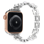 สายรัดนาฬิกาโลหะสร้อยข้อมือดอกไม้ สำหรับ Apple Watch Series 8&7 45mm, สำหรับ Apple Watch Series 8&7 41mm