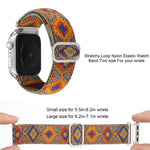 สายรัดนาฬิกาไนลอนยืดหยุ่นแบบหัวเข็มขัด สำหรับ Apple Watch Series 8&7 45มม., สำหรับ Apple Watch Series 8&7 41มม.