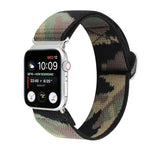 สายรัดนาฬิกาไนลอนยืดหยุ่นแบบหัวเข็มขัด สำหรับ Apple Watch Series 8&7 45มม., สำหรับ Apple Watch Series 8&7 41มม.