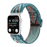 สายรัดนาฬิกาไนลอนยืดหยุ่นแบบหัวเข็มขัด สำหรับ Apple Watch Series 8&7 45มม., สำหรับ Apple Watch Series 8&7 41มม.