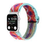 สายรัดนาฬิกาไนลอนยืดหยุ่นแบบหัวเข็มขัด สำหรับ Apple Watch Series 8&7 45มม., สำหรับ Apple Watch Series 8&7 41มม.