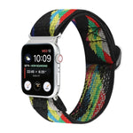 สายรัดนาฬิกาไนลอนยืดหยุ่นแบบหัวเข็มขัด สำหรับ Apple Watch Series 8&7 45มม., สำหรับ Apple Watch Series 8&7 41มม.