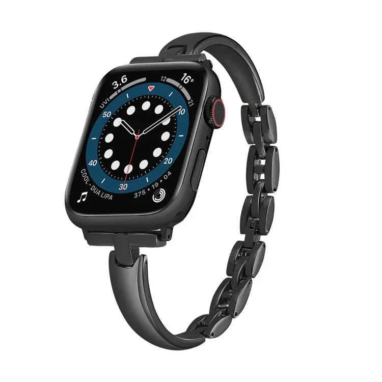 สายรัดนาฬิกาโลหะโซ่สร้อยข้อมือ สำหรับ Apple Watch Series 8&7 45มม., สำหรับ Apple Watch Series 8&7 41มม.