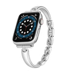 สายรัดนาฬิกาโลหะโซ่สร้อยข้อมือ สำหรับ Apple Watch Series 8&7 45มม., สำหรับ Apple Watch Series 8&7 41มม.