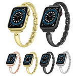 สายรัดนาฬิกาโลหะโซ่สร้อยข้อมือ สำหรับ Apple Watch Series 8&7 45มม., สำหรับ Apple Watch Series 8&7 41มม.