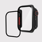 เคสใส่ฟิล์ม PC พร้อมปุ่มถอดได้ สำหรับ Apple Watch Series 9 / 8 / 7 41มม., สำหรับ Apple Watch Series SE 2025 / SE 2 / 6 / SE / 5 / 4 40มม., สำหรับ Apple Watch SE 2025 / SE 2 / 6 / SE / 5 / 4 40มม.