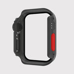 เคสใส่ฟิล์ม PC พร้อมปุ่มถอดได้ สำหรับ Apple Watch Series 9 / 8 / 7 41มม., สำหรับ Apple Watch Series SE 2025 / SE 2 / 6 / SE / 5 / 4 40มม., สำหรับ Apple Watch SE 2025 / SE 2 / 6 / SE / 5 / 4 40มม.