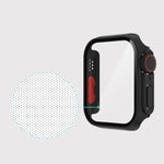 เคสใส่ฟิล์ม PC พร้อมปุ่มถอดได้ สำหรับ Apple Watch Series 9 / 8 / 7 41มม., สำหรับ Apple Watch Series SE 2025 / SE 2 / 6 / SE / 5 / 4 40มม., สำหรับ Apple Watch SE 2025 / SE 2 / 6 / SE / 5 / 4 40มม.