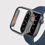 เคสใส่ฟิล์ม PC พร้อมปุ่มถอดได้ สำหรับ Apple Watch Series 9 / 8 / 7 41มม., สำหรับ Apple Watch Series SE 2025 / SE 2 / 6 / SE / 5 / 4 40มม., สำหรับ Apple Watch SE 2025 / SE 2 / 6 / SE / 5 / 4 40มม.