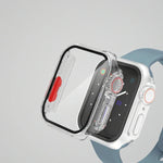 เคสใส่ฟิล์ม PC พร้อมปุ่มถอดได้ สำหรับ Apple Watch Series 9 / 8 / 7 41มม., สำหรับ Apple Watch Series SE 2025 / SE 2 / 6 / SE / 5 / 4 40มม., สำหรับ Apple Watch SE 2025 / SE 2 / 6 / SE / 5 / 4 40มม.
