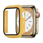 เคสกันกระแทก PC+กระจกนิรภัยสำหรับนาฬิกา สำหรับ Apple Watch Series 9 / 8 / 7 41mm, สำหรับ Apple Watch Series 9 / 8 / 7 45mm