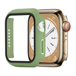 เคสกันกระแทก PC+กระจกนิรภัยสำหรับนาฬิกา สำหรับ Apple Watch Series 9 / 8 / 7 41mm, สำหรับ Apple Watch Series 9 / 8 / 7 45mm