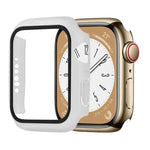 เคสกันกระแทก PC+กระจกนิรภัยสำหรับนาฬิกา สำหรับ Apple Watch Series 9 / 8 / 7 41mm, สำหรับ Apple Watch Series 9 / 8 / 7 45mm