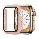 เคสกันกระแทก PC+กระจกนิรภัยสำหรับนาฬิกา สำหรับ Apple Watch Series 9 / 8 / 7 41mm, สำหรับ Apple Watch Series 9 / 8 / 7 45mm