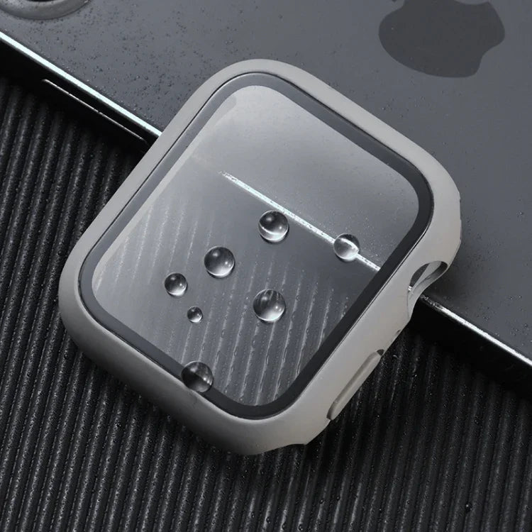 เคสกันกระแทก PC+กระจกนิรภัยสำหรับนาฬิกา สำหรับ Apple Watch Series 9 / 8 / 7 41mm, สำหรับ Apple Watch Series 9 / 8 / 7 45mm