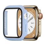 เคสกันกระแทก PC+กระจกนิรภัยสำหรับนาฬิกา สำหรับ Apple Watch Series 9 / 8 / 7 41mm, สำหรับ Apple Watch Series 9 / 8 / 7 45mm
