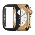 เคสกันกระแทก PC+กระจกนิรภัยสำหรับนาฬิกา สำหรับ Apple Watch Series 9 / 8 / 7 41mm, สำหรับ Apple Watch Series 9 / 8 / 7 45mm