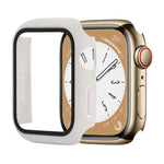 เคสกันกระแทก PC+กระจกนิรภัยสำหรับนาฬิกา สำหรับ Apple Watch Series 9 / 8 / 7 41mm, สำหรับ Apple Watch Series 9 / 8 / 7 45mm