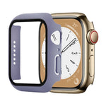เคสกันกระแทก PC+กระจกนิรภัยสำหรับนาฬิกา สำหรับ Apple Watch Series 9 / 8 / 7 41mm, สำหรับ Apple Watch Series 9 / 8 / 7 45mm