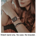 สายรัดนาฬิกาสร้อยข้อมือสแตนเลส สำหรับ Apple Watch Ultra 49mm / Series 8&7 45mm / SE 2&6&SE&5&4 44mm / 3&2&1 42mm, สำหรับ Apple Watch Series 8&7 41mm / SE 2&6&SE&5&4 40mm / 3&2&1 38mm