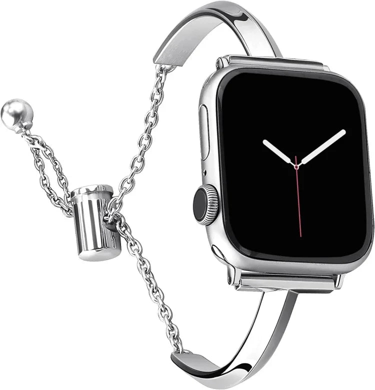 สายรัดนาฬิกาสร้อยข้อมือสแตนเลส สำหรับ Apple Watch Ultra 49mm / Series 8&7 45mm / SE 2&6&SE&5&4 44mm / 3&2&1 42mm, สำหรับ Apple Watch Series 8&7 41mm / SE 2&6&SE&5&4 40mm / 3&2&1 38mm