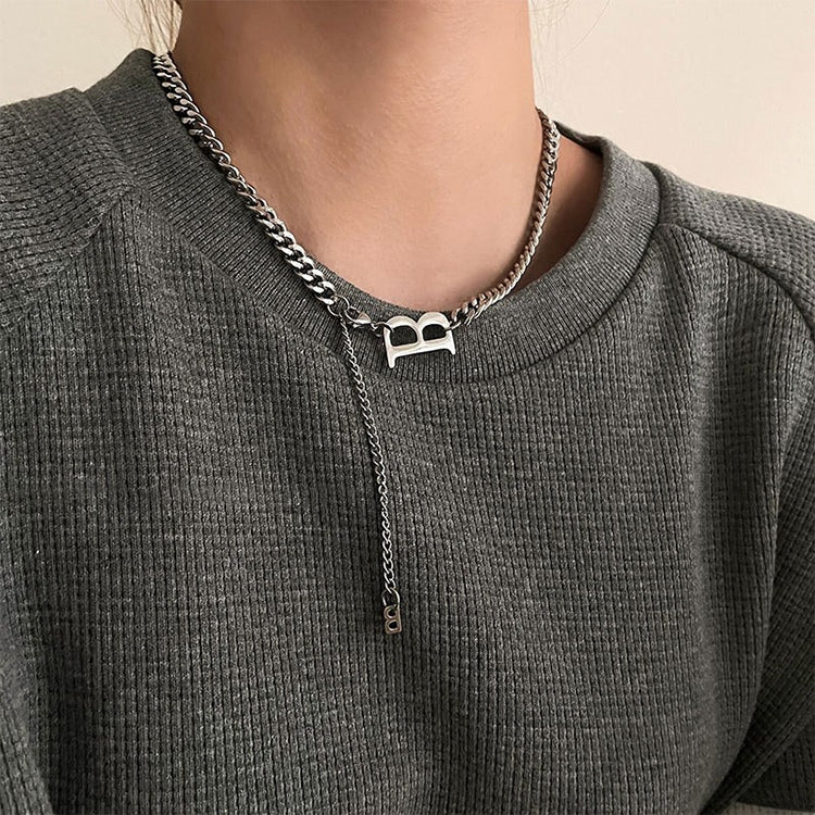 สร้อยคอสเตนเลสไทเทเนียมตัวอักษรผู้หญิงแบบอเนกประสงค์สายบิด, XL2001, XL1951, XL1400, XL1437, XL2010, XL1505, XL1839, XL1864, XL1502, XL1570, XL1170, XL1459, XL1788, XL1780, XL1946, XL1089, XL1958, XL1983, XL1941, XL1944, XL1090, XL1114, XL1791, XL179...