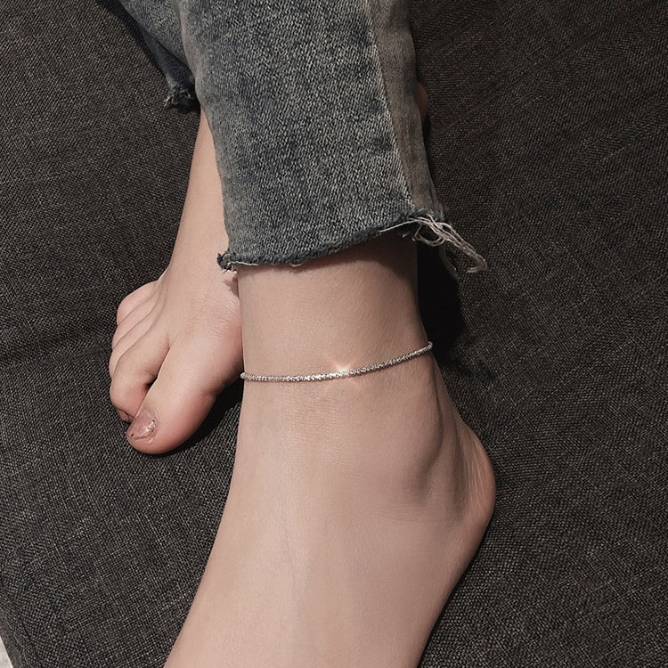สร้อยข้อมือผู้หญิงเงินสเตอร์ลิงดีไซน์กุหลาบเล็ก, สเปค: SL0004, SL0004, SL0153, SL0543, SL0490, SL0654, SL0661, SL0754, SL0700, XL0140, JL0004 ข้อเท้า
