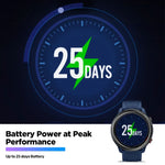 นาฬิกาอัจฉริยะกันน้ำ 5 ATM Zeblaze Stratos 2 Lite หน้าจอ IPS ขนาด 1.32 นิ้ว รองรับการตรวจวัดอัตราการเต้นของหัวใจ / โหมดกีฬา