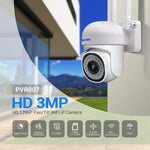ESCAM PVR007 กล้อง WiFi HD อัจฉริยะ 3MP รองรับกลางคืนสีเต็ม / ตรวจจับการเคลื่อนไหว / สัญญาณเตือนเสียง / การ์ด TF, PVR007