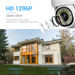 ESCAM PVR007 กล้อง WiFi HD อัจฉริยะ 3MP รองรับกลางคืนสีเต็ม / ตรวจจับการเคลื่อนไหว / สัญญาณเตือนเสียง / การ์ด TF, PVR007