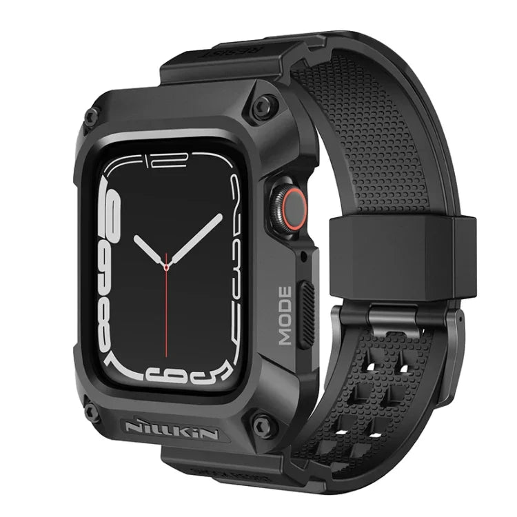 สายรัดนาฬิกา NILLKIN Ruidong ซีรีส์โลหะผสม + TPU แบบบูรณาการ สำหรับ Apple Watch Series 8&7 45mm