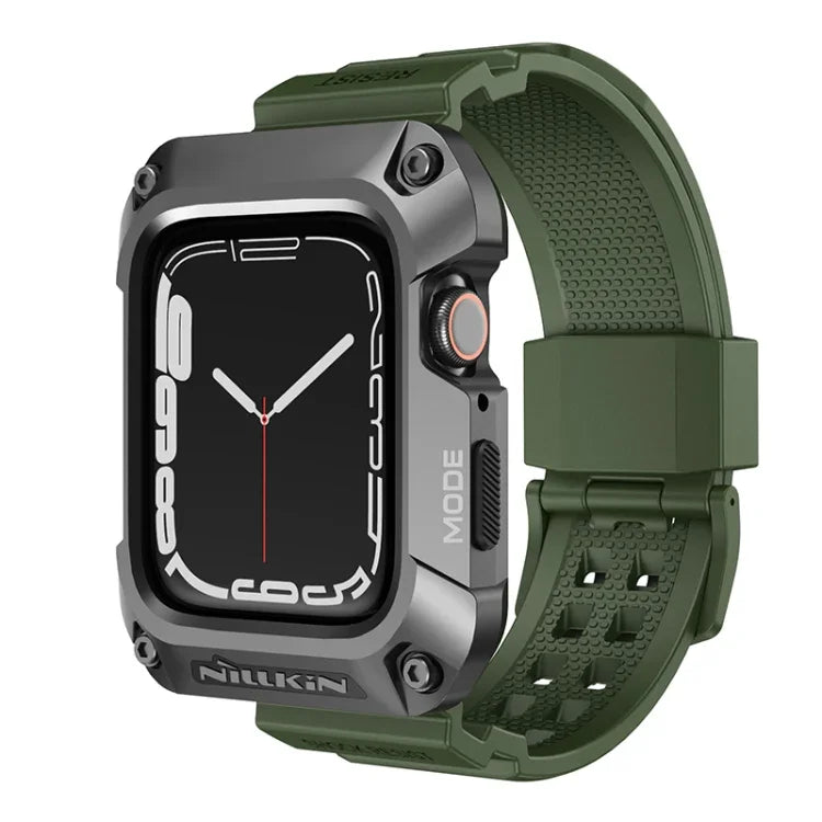 สายรัดนาฬิกา NILLKIN Ruidong ซีรีส์โลหะผสม + TPU แบบบูรณาการ สำหรับ Apple Watch Series 8&7 45mm