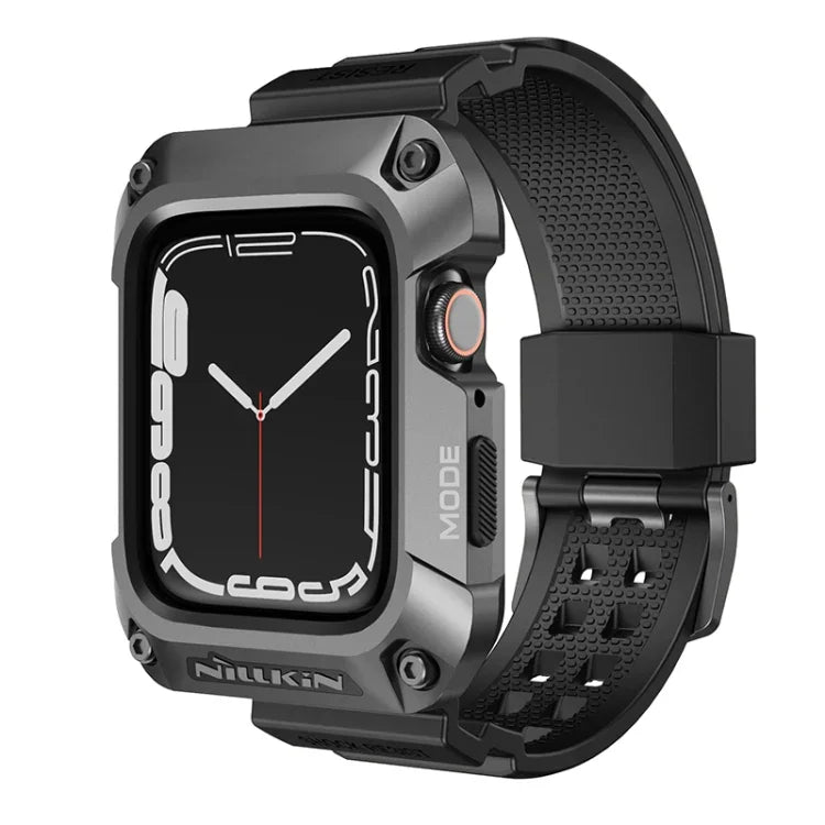 สายรัดนาฬิกา NILLKIN Ruidong ซีรีส์โลหะผสม + TPU แบบบูรณาการ สำหรับ Apple Watch Series 8&7 45mm