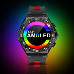 นาฬิกาอัจฉริยะหน้าจอ AMOLED ขนาด 1.43 นิ้ว CT18 รองรับการโทรบลูทูธ / ตรวจวัดออกซิเจนในเลือด