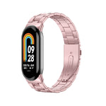 Milanese Three-bead Metal Watch Band, For Xiaomi Mi Band 8