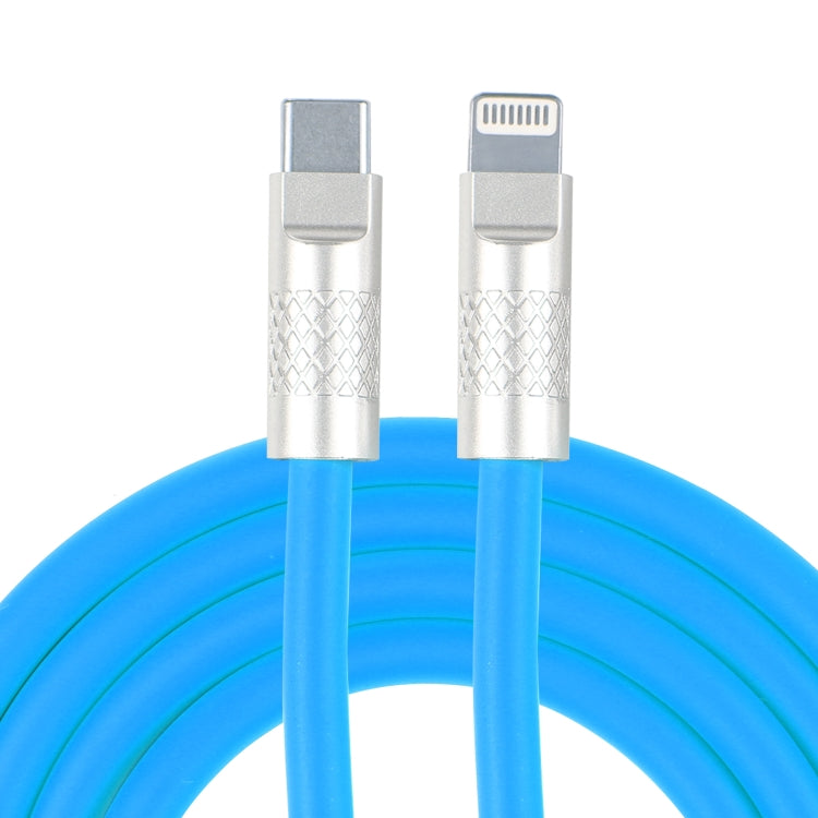 Mech ซีรีส์ สายชาร์จเร็ว 120W USB-C / Type-C เป็น 8 Pin ปลั๊กโลหะ ซิลิโคน, ความยาว 1.2m, 8 Pin, 1.2m Type-C เป็น 8 Pin