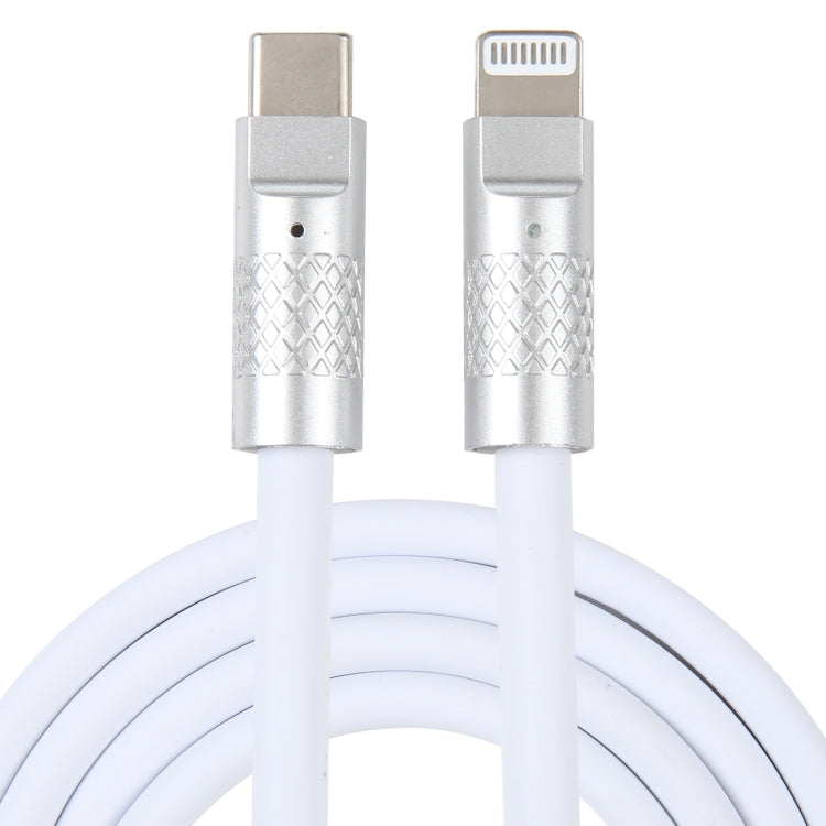 Mech ซีรีส์ สายชาร์จเร็ว 120W USB-C / Type-C เป็น 8 Pin ปลั๊กโลหะ ซิลิโคน, ความยาว 1.2m, 8 Pin, 1.2m Type-C เป็น 8 Pin