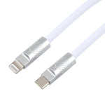 Mech ซีรีส์ สายชาร์จเร็ว 120W USB-C / Type-C เป็น 8 Pin ปลั๊กโลหะ ซิลิโคน, ความยาว 1.2m, 8 Pin, 1.2m Type-C เป็น 8 Pin