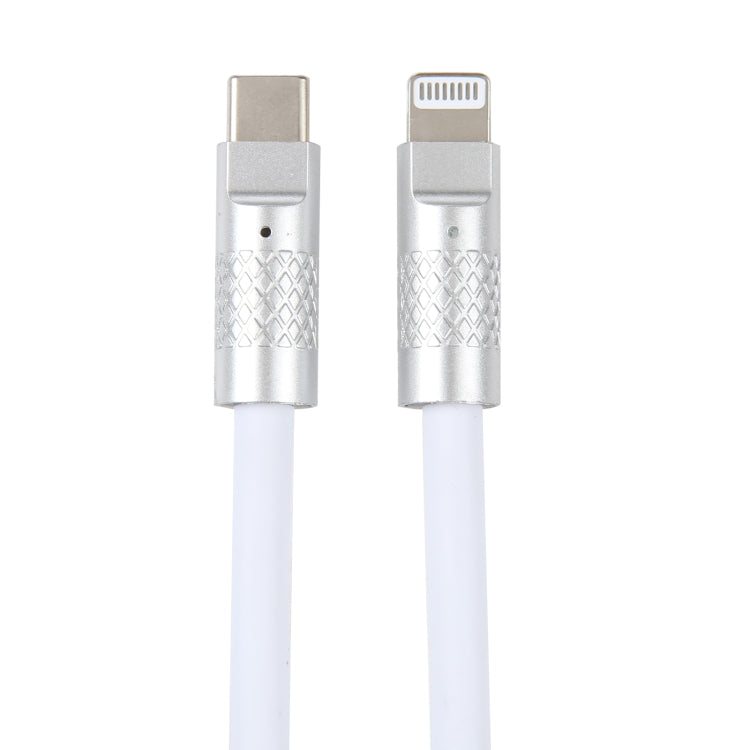 Mech ซีรีส์ สายชาร์จเร็ว 120W USB-C / Type-C เป็น 8 Pin ปลั๊กโลหะ ซิลิโคน, ความยาว 1.2m, 8 Pin, 1.2m Type-C เป็น 8 Pin