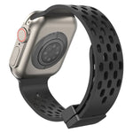 สายรัดนาฬิกาซิลิโคนหัวล็อกแม่เหล็ก สำหรับ Apple Watch Series 8&7 41mm, สำหรับ Apple Watch Series 8&7 45mm