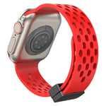 สายรัดนาฬิกาซิลิโคนหัวล็อกแม่เหล็ก สำหรับ Apple Watch Series 8&7 41mm, สำหรับ Apple Watch Series 8&7 45mm