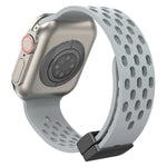 สายรัดนาฬิกาซิลิโคนหัวล็อกแม่เหล็ก สำหรับ Apple Watch Series 8&7 41mm, สำหรับ Apple Watch Series 8&7 45mm