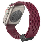 สายรัดนาฬิกาซิลิโคนหัวล็อกแม่เหล็ก สำหรับ Apple Watch Series 8&7 41mm, สำหรับ Apple Watch Series 8&7 45mm